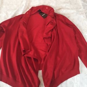New  DKNY red cover sweater